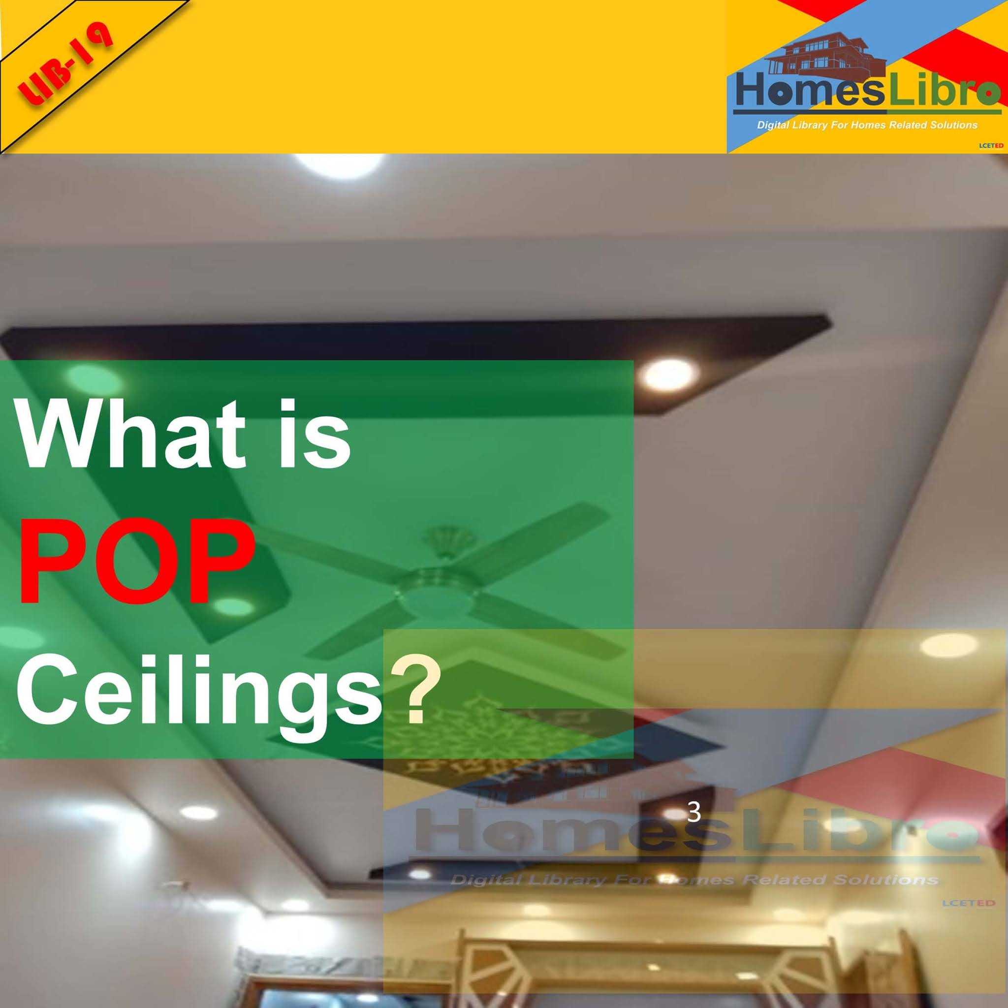 PLASTER OF PARIS (POP) CEILING