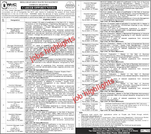 Latest Jobs Waste Management Company Jobs 2022