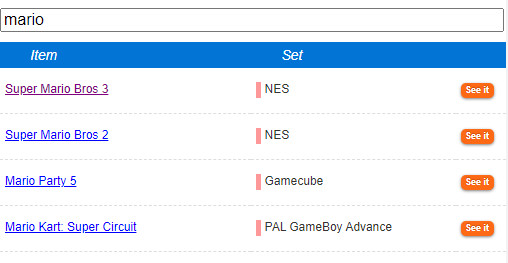 Search Your PriceCharting Collection