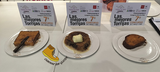 Torrijas sin gluten presentadas al concurso de ASEMPAS 2024