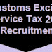 Customs Excise & Service Tax Clerk,MTS Recruitment 2014