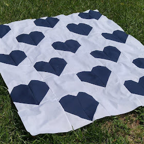 Heart quilt for Dallas