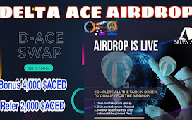 DELTA ACE Airdrop of 4000 $ACED Coin Free