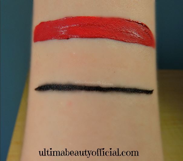 Swatch of TARTE Kitten Liquid Liner in Black