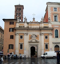 The Basilica of San Silvestro in Via del Gambero in Rome