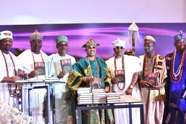 At Oluwo of Iwoland, Oba Abdulrasheed Adewale Akanbi's Book Launch In LAGOS