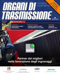 Organi di Trasmissione 2012-11 - Dicembre 2012 | ISSN 0030-4905 | TRUE PDF | Mensile | Professionisti | Meccanica
Organi di Trasmissione è l'unica rivista italiana che tratta approfonditamente i temi legati alla componentistica meccanica ed elettromeccanica per la trasmissione di potenza. Ogni mese offre i contributi dei maggiori esperti del settore a livello mondiale, ponendosi come strumento indispensabile per i progettisti di macchine e gli uffici tecnici in ogni campo industriale.