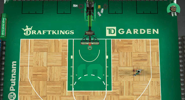 NBA 2K23 Boston Celtics 2022-2023 Court