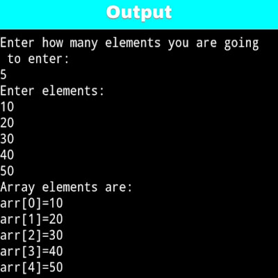 C Program to Print Array Elements Using Pointers