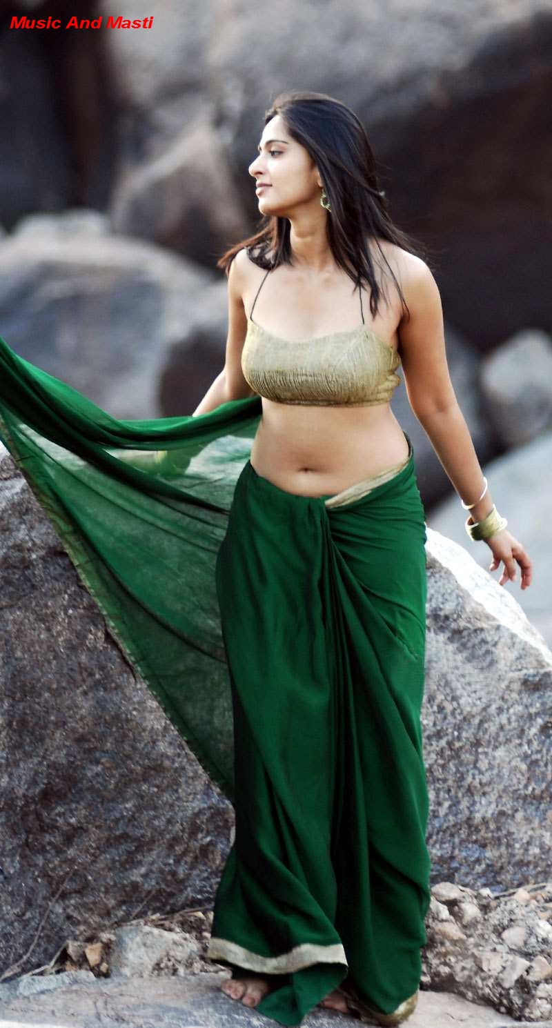 Images of Wallpaper Tamil Hot Actress Anushka Shetty Green Saree