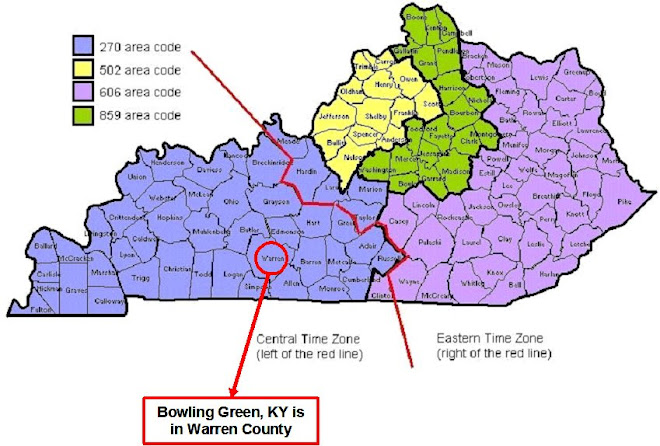 Time Zone Map Of Kentucky