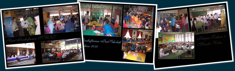 View hari pendaftaran tahun 1 dan prasekolah