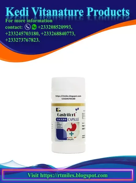 Kedi Gastrifort Capsules is an old herbal formula that restores, balances the stomach and liver.