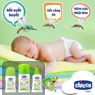 chống muỗi chicco cho bé và bà bầu