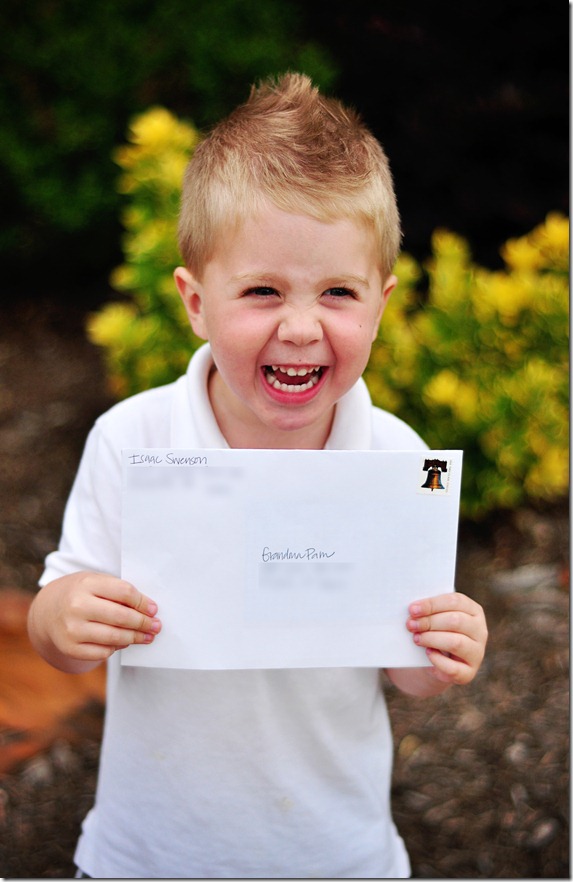 Letter to grandma blur