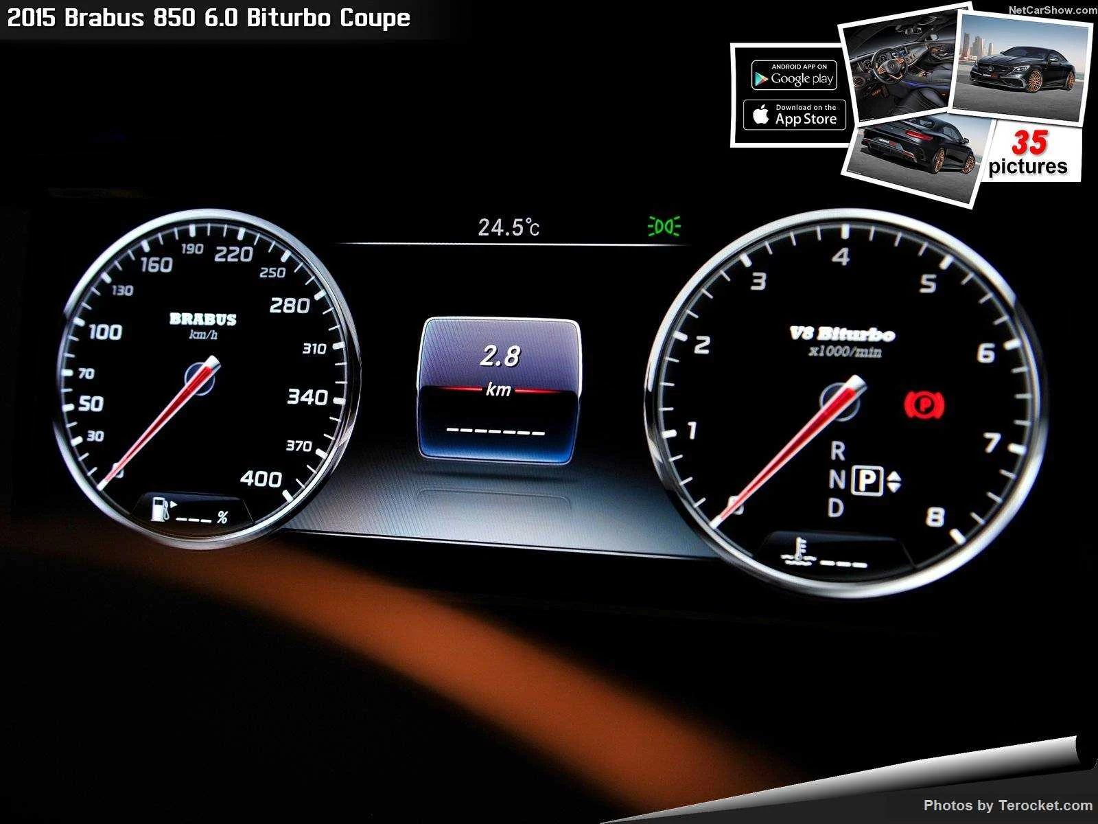 Hình ảnh xe ô tô Brabus 850 6.0 Biturbo Coupe 2015 & nội ngoại thất