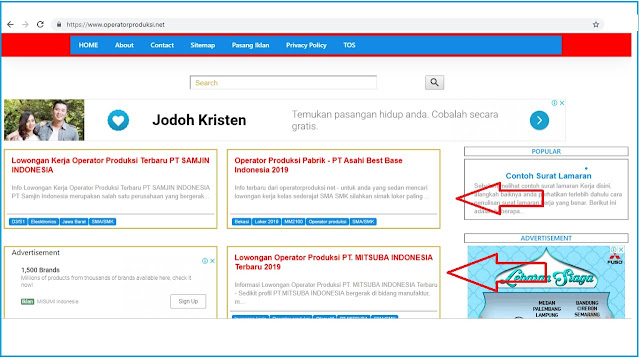 Cara Membuat Home Postingan Kotak Simple Template OperatorProduksi.Net