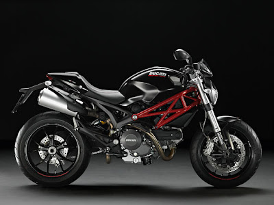 2010 Ducati Monster 696 and 796 black bike
