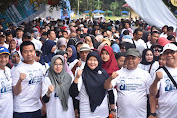 Lepas Peserta Jalan Santai Hut Kementerian BUMN, Ini Pesan Sekda Aceh Tamiang