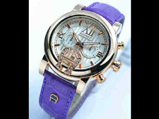 jam tangan Aigner romawi ring polos  purple