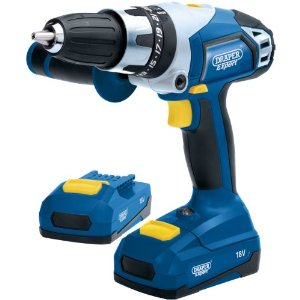 Buy Draper Expert 03286 18-Volt Li-Ion Cordless Combination Hammer Drill with 2 Li-Ion Batteries