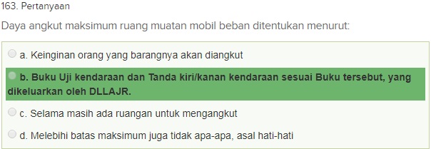 Contoh Soal Ujian teori SIM A dgn Kunci Jawaban Oktober 2018