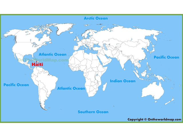 where is haiti on a world map