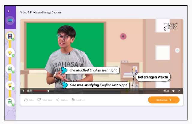 Belajar Online ala-ala mas iqbaal