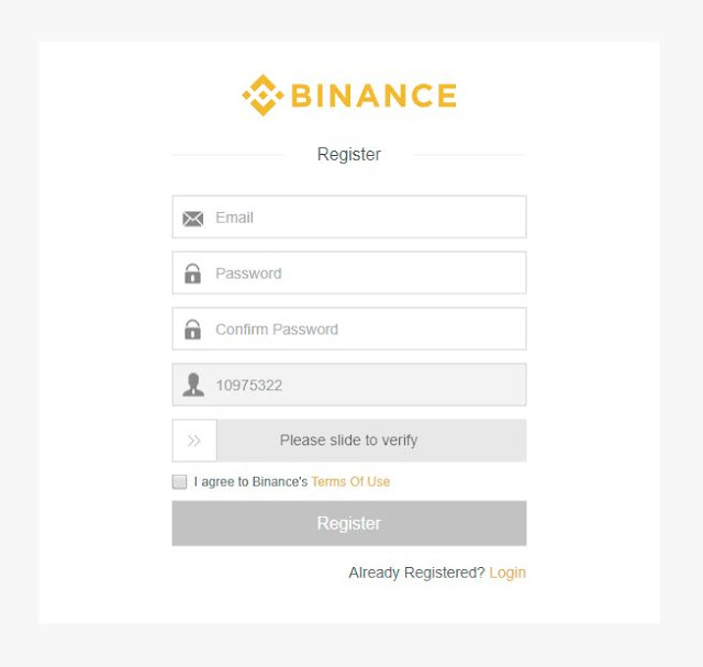 1) Register A Binance Account topicsintrends