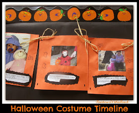 Creating Timelines in Elementary based on Halloween Costumes via RainbowsWithinReach