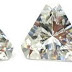 Loose Cubic Zirconia white color triangle shape stones China Wholesale and Supplier