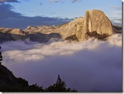 Half Dome at Sunset