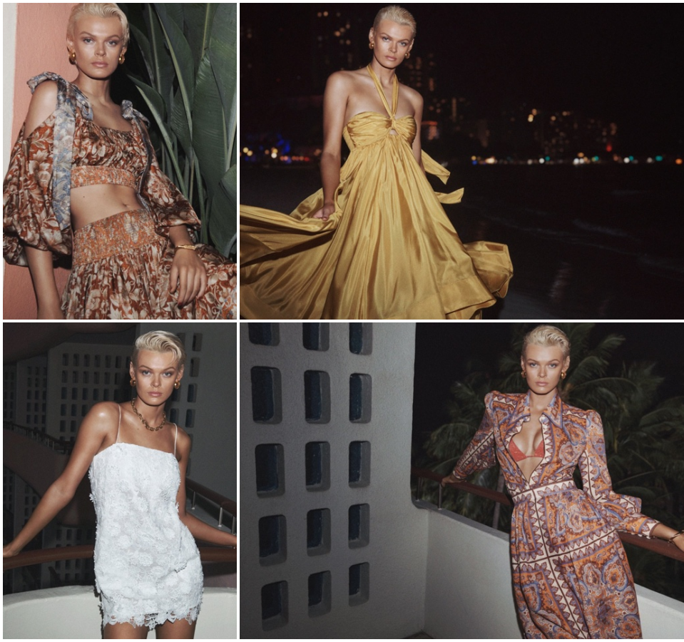 Cara Taylor Fronts Zimmermann's Summer Swim 2023 Ad Campaign.