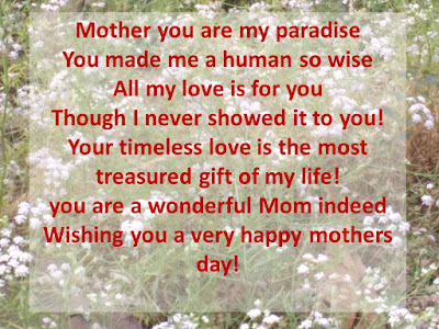 short mothers day poems lines