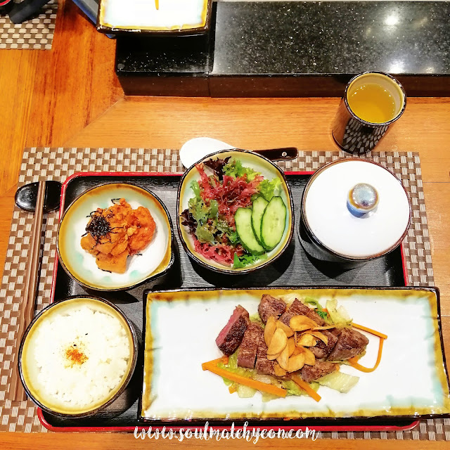 Teppan Beef Set at Teppan Table, Kota Kinabalu Marriott Hotel