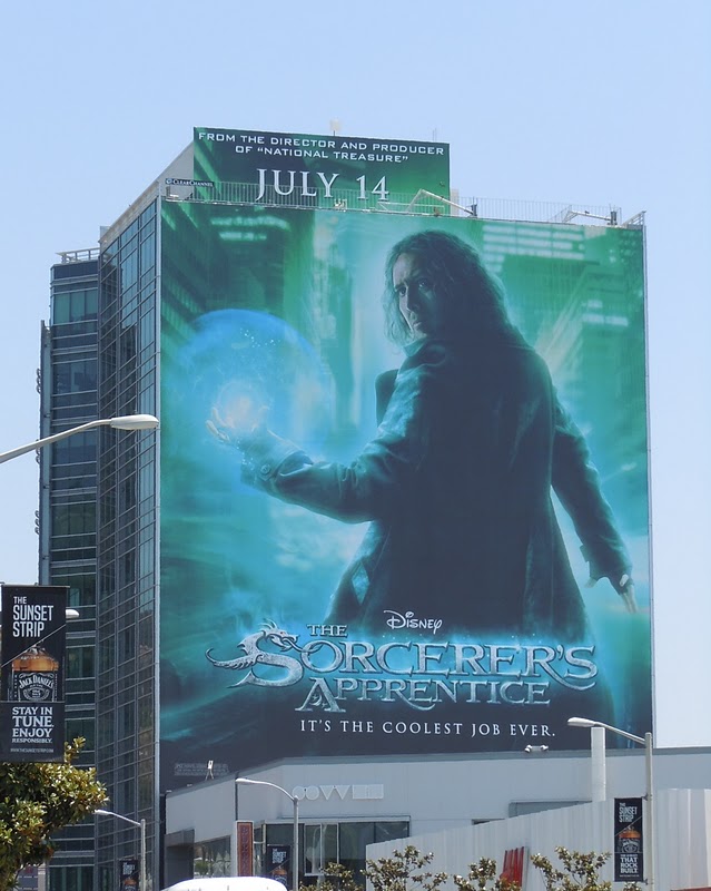 Nic Cage The Sorcerer's Apprentice billboard