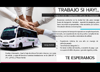 Empleo como Conductor Transporte Especial en Cali 