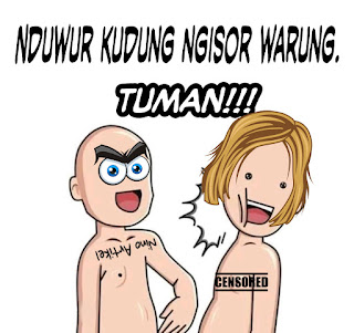 Nduwur Kudung Ngisor Warung. Tuman!