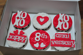 Happy Anniversary Cupcakes