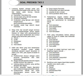 Soal Prediksi 2, https://gurujumi.blogspot.com/