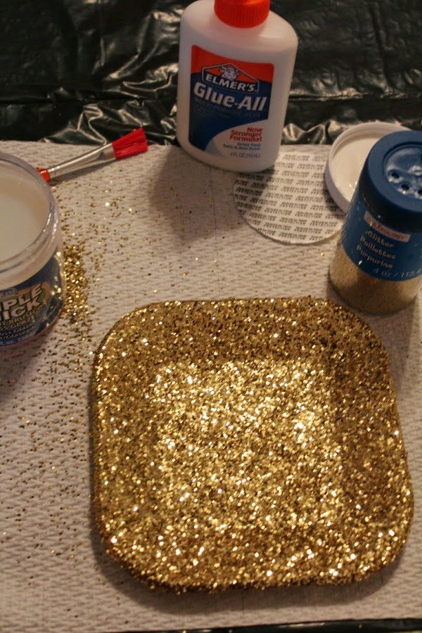 Glittery Jewelry Dish Craft