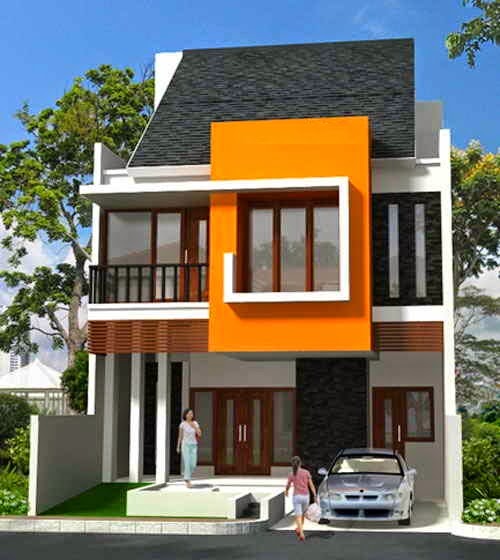  Desain  Rumah  Minimalis 2  Lantai  Type 36 denah rumah  