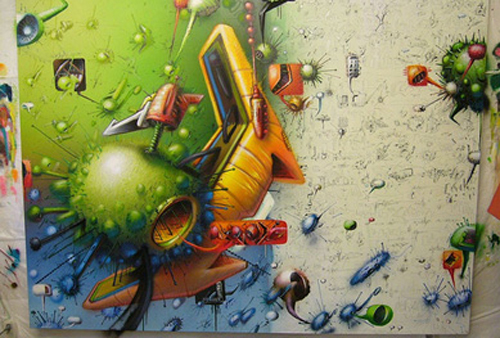 3d graffiti artists. This is a 3d graffiti street