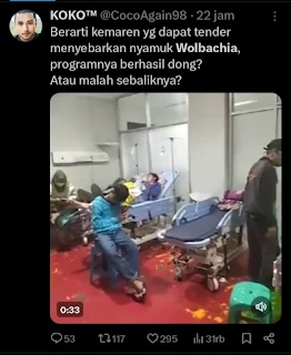 Heboh Postingan Kondisi RSUD Kota Bekasi Penuh Pasien Terkait Program Penyebaran Nyamuk Wolbachia