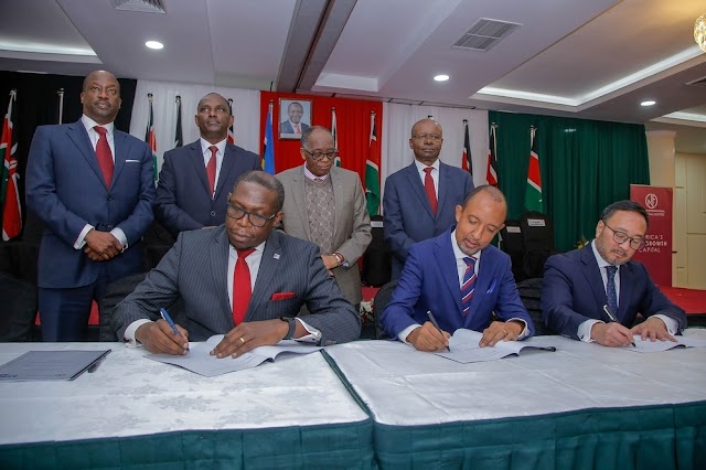 إيركاربون إكستشينج توقع اتفاقية تعاون مع مركز نيروبي المالي الدولي وبورصة نيروبي للأوراق المالية