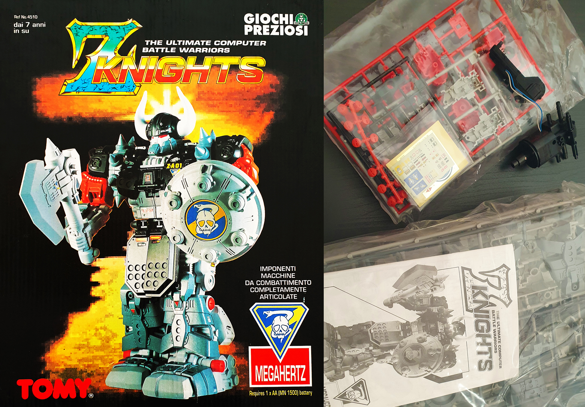 Z-Knights Tomy Giochi Preziosi 1992 Marine Kaizer