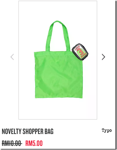 Cotton On Typo X The Simpsons Novelty Shopper Bag