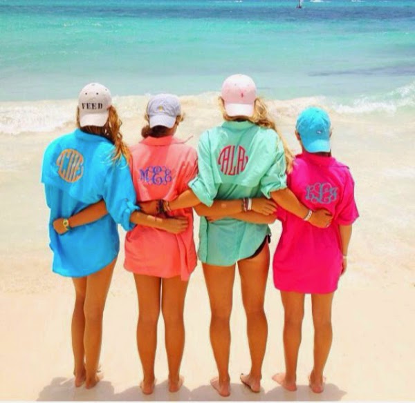 Your Southern Peach: Monogrammed PFG fishing shirt by Columbia