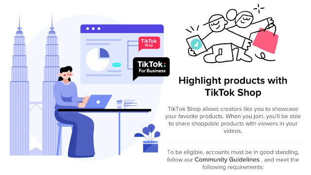 Cara Daftar Akaun TikTok Shop