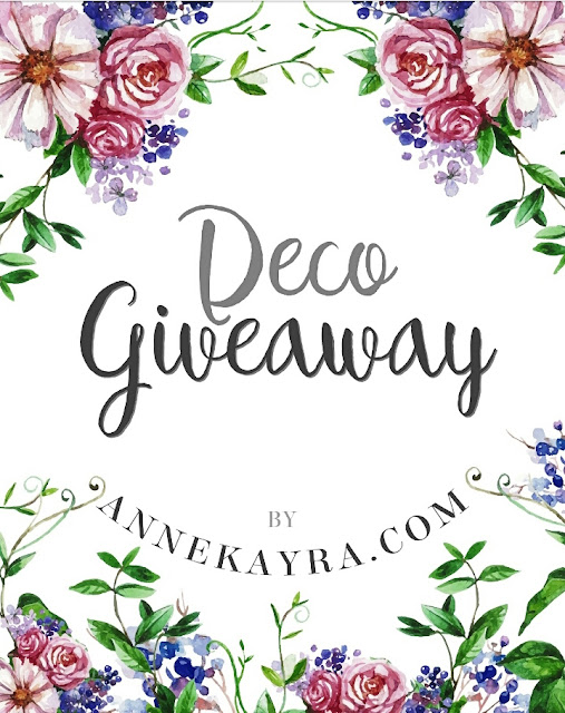 Deco Giveaway Annekayra.com